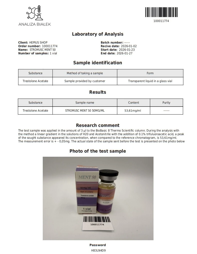 High-Quality STROMUSC MENT(Trestolone Acetate)50mg/ml For Bodybuilding CAS:6157-87-5 suppliers